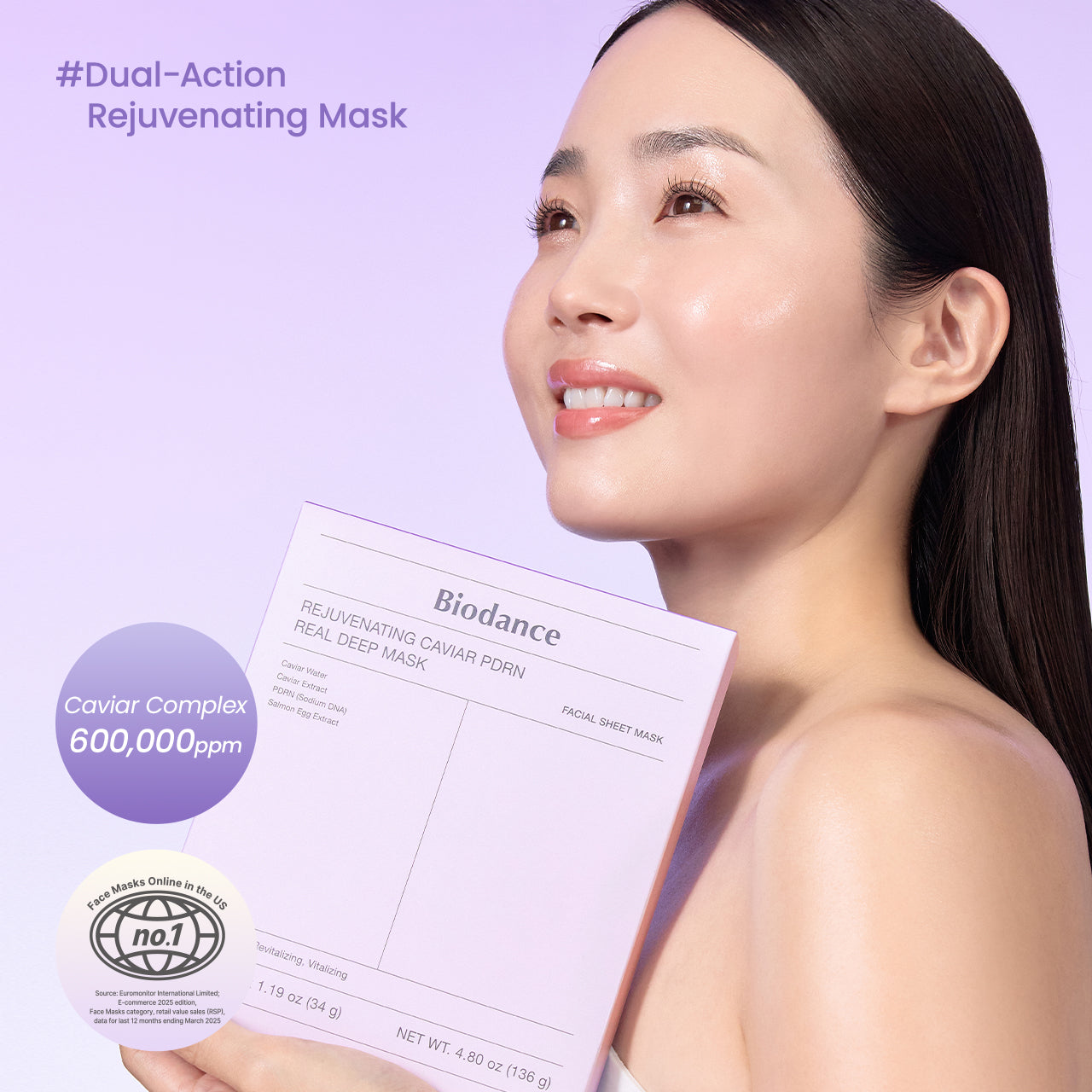 Rejuvenating Caviar PDRN Real Deep Mask-8 MASKS EA