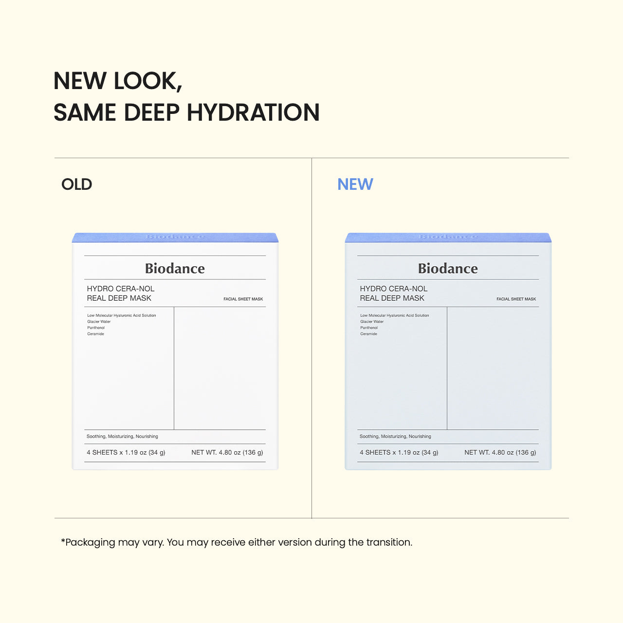 Hydro Cera-nol Real Deep Mask-8 MASKS EA